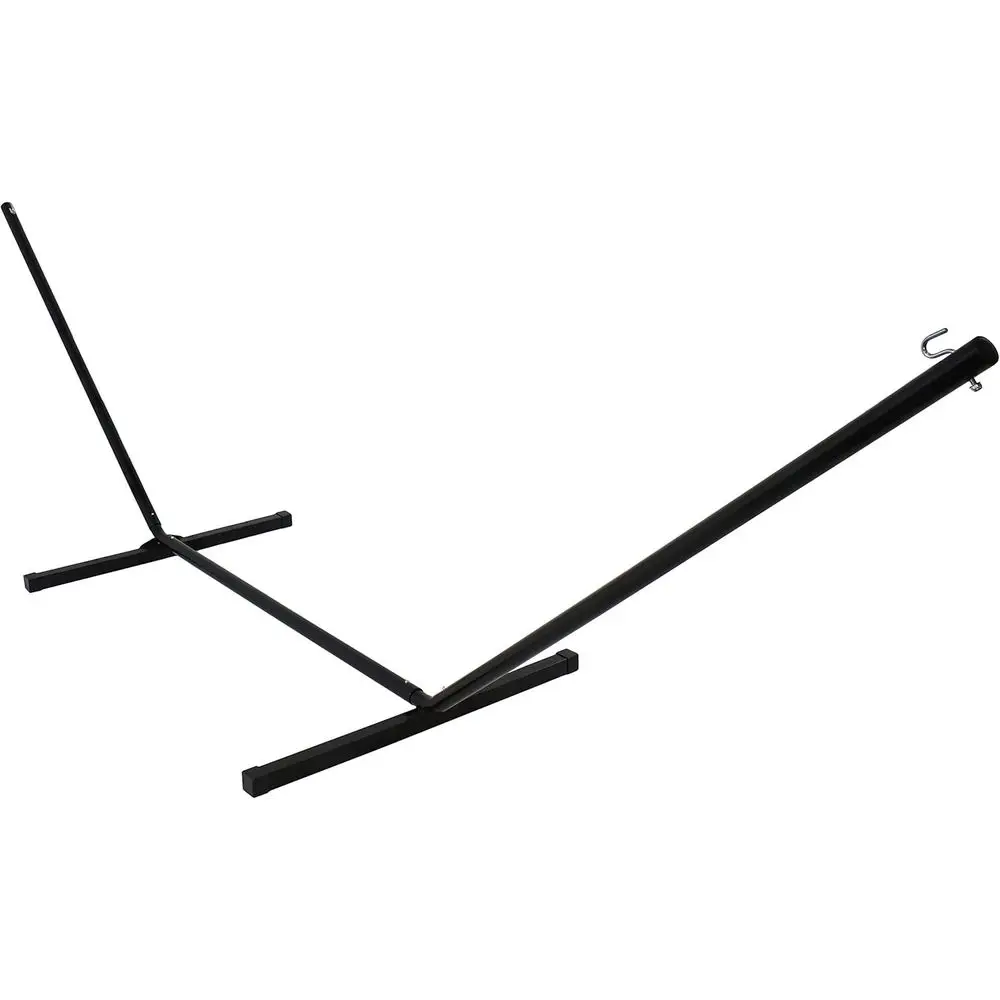 Heavy-Duty Hammock Stand or Outside, 350 lb acity, Black, 12' | Weather-Resistant, Powder-Coated Steel Hammock e, Tool-ree Setup