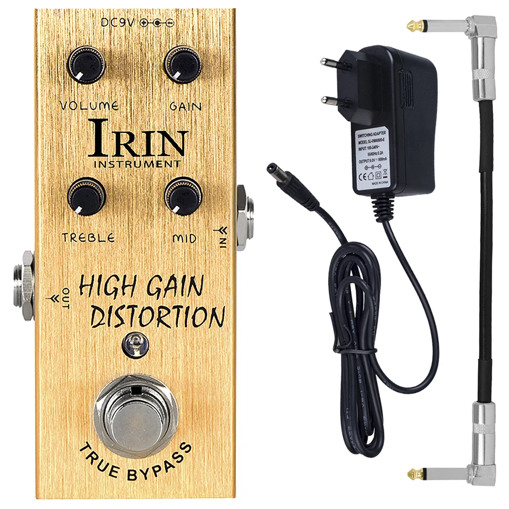 IRIN Electric Guitar Effects Pedal AN-14 High Gain Distortion Effect Pedal True Bypass Guitar Accessories & Parts