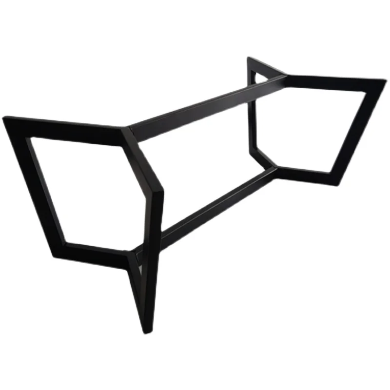 

Carbon steel rock slab wrought iron legs bracket custom metal coffee tripod tile dining marble tea base