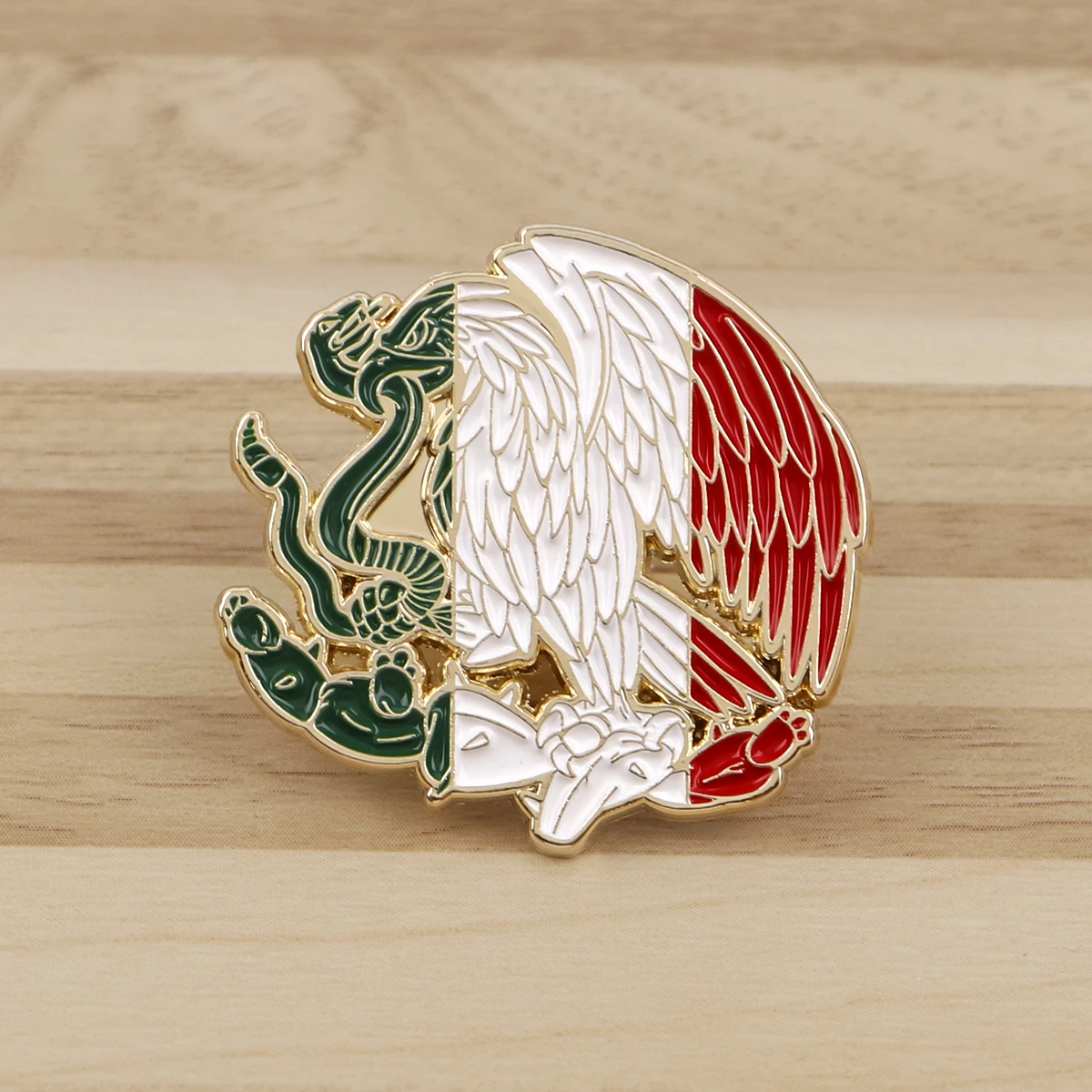 Mexico Sign Enamel Pin Griffon Lapel Pins for Backpacks Brooches Badges Metal Brooch for Clothes Jewelry Souvenir Gifts Friends