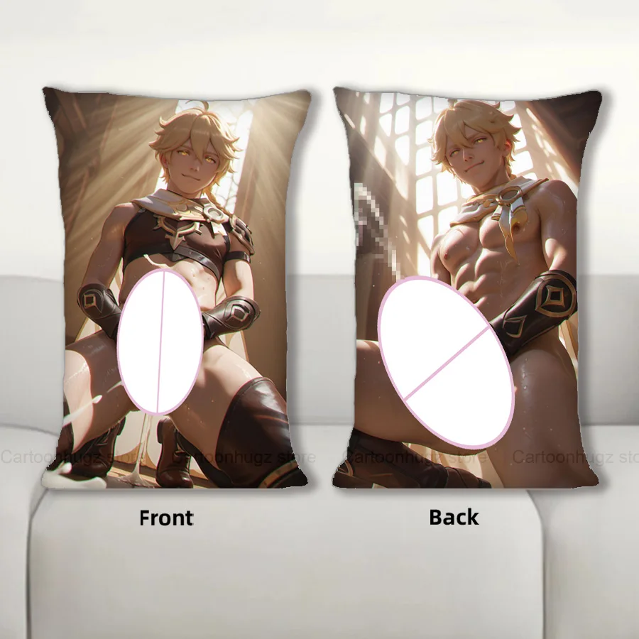 R18 + Dakimakura أنيمي الأثير بوي وسادة غطاء وسادة أريكة مزدوجة الجانب طباعة رمي كيس وسادة 40X60cm
