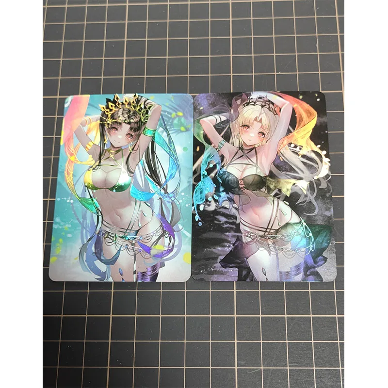 Ishtar Ereshkigal Acg Anime Characters Bronzing Collection Flash Card, Fate, Grand Order, Cartoon Toys, Christmas, Birthday Gift