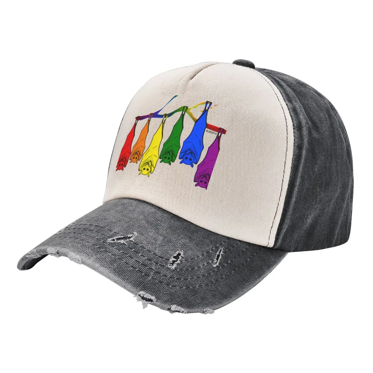 

Rainbow Pride BatsCap Baseball Cap Golf Wear Gentleman Hat Brand Man cap Luxury Hat Women Men's