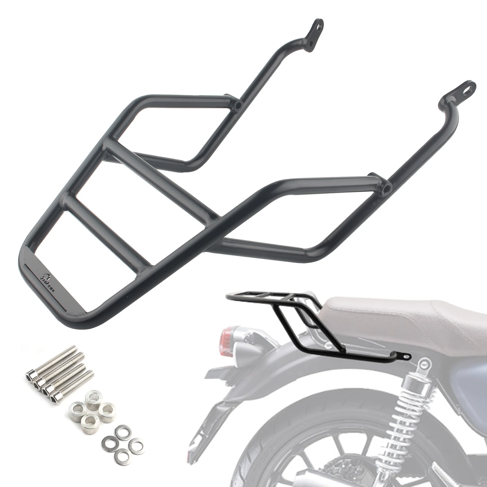 Motorcycle Rear Luggage Rack Motorbike Carrier Support Extension For Honda CB350 Hness GB350 2021-2023 Motocross Modified Parts