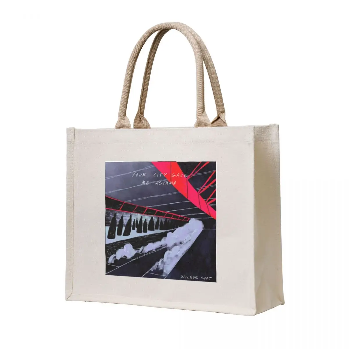 

Your City Gave Me Asthma Tote Bag canvas shopping bag custom tote bag Cloth