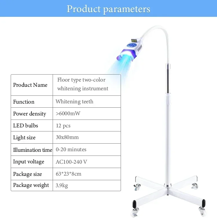 Care machine diode whitening