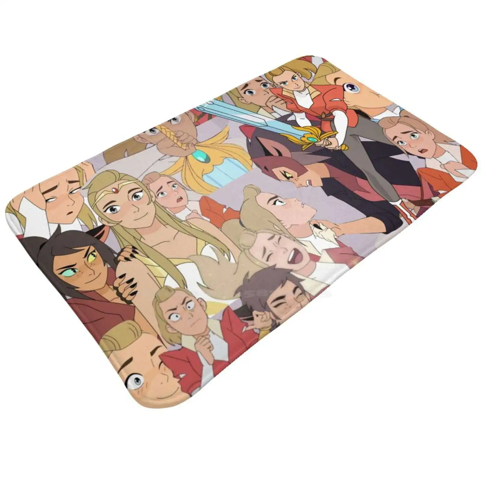 Adora-Ble 3 Sizes Home Cushion Room Carpet She Ra Spop Shera And The Princesses Of Power Noelle Stevenson Collage Catradora