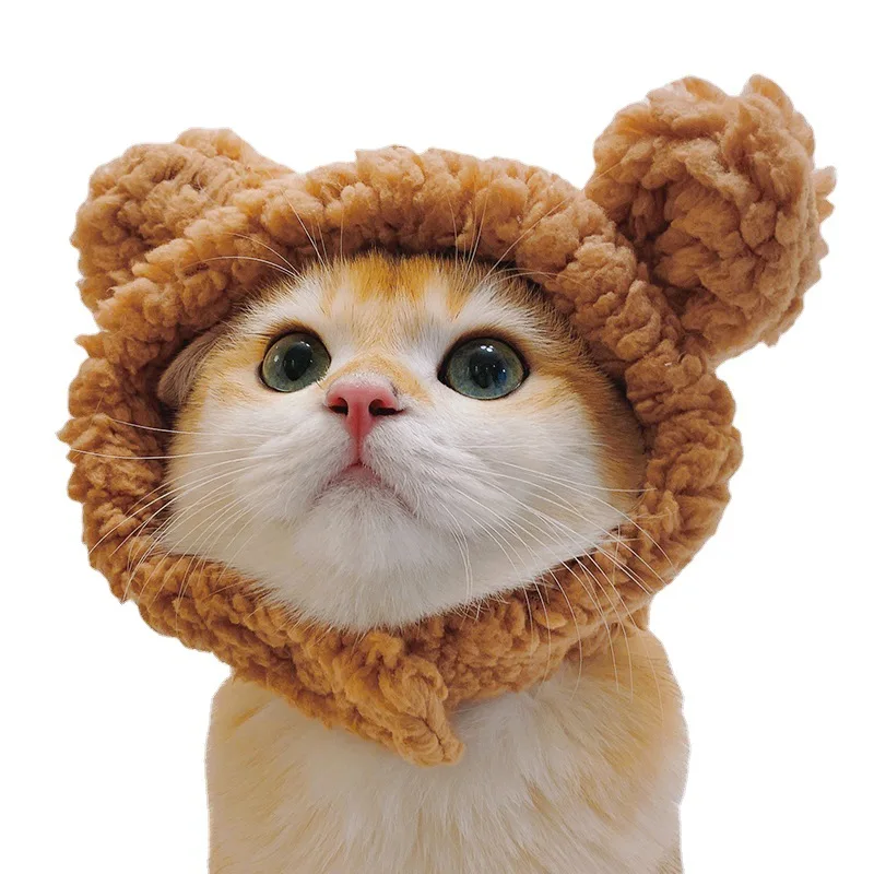 

Cat Headband Pet Lion Rabbit Ears Bear Pet Hat Funny Headwear Costume