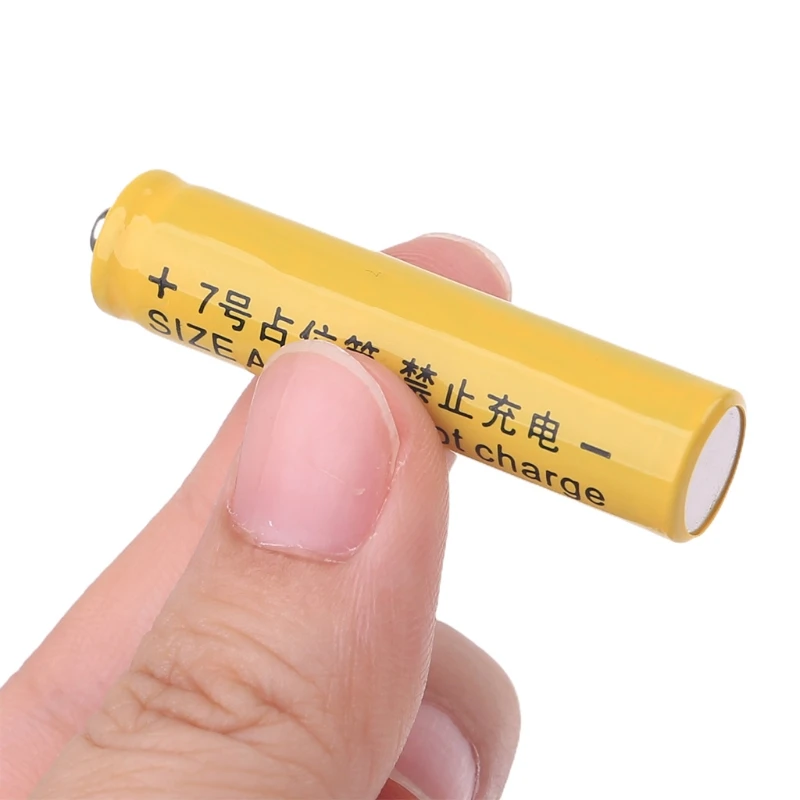 4Pcs No Power 10440 LR03 AAA Dummy Fake Battery Setup for Shell Placeholder Cylinder Conductor for AAA Battery Eliminato