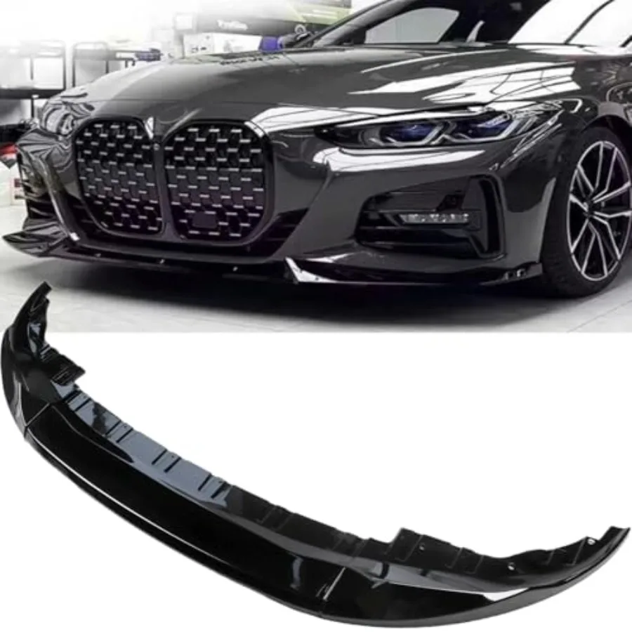 3 قطعة المصد الأمامي الشفاه المفسد عدة لسيارات BMW 4 Series G24 G26 420i 430i I4 M50 M Sport 4Doors G22 G23 M440i 2020 2021 2022 2023 20