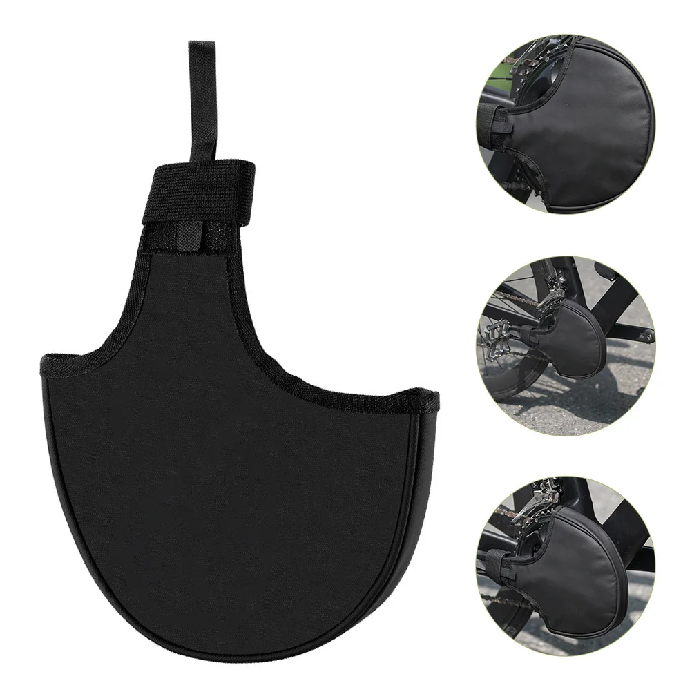 

Crankset Cover Durable Polyester PU Material Protective Sleeve Easy Install Remove Machine Washable Bike Accessory