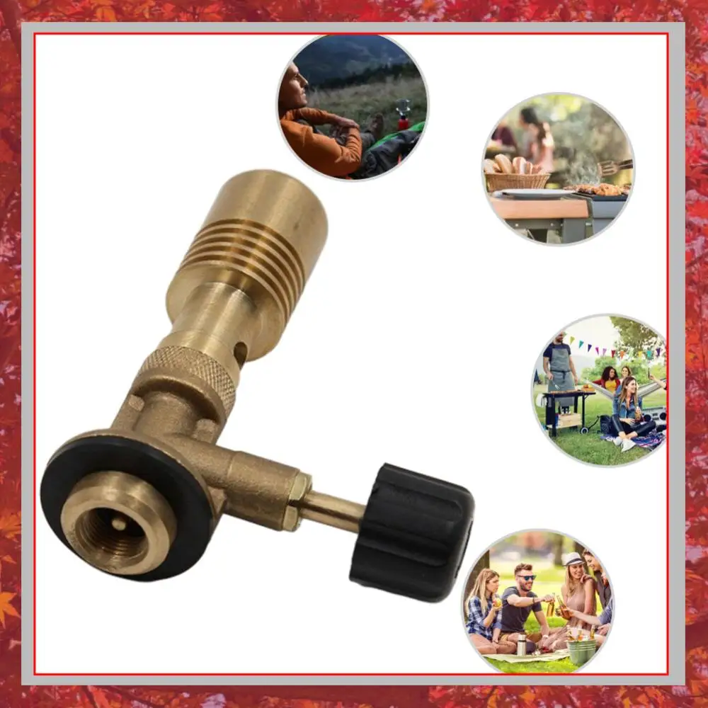 Brass Bunsen Burner Portable Flame Butan Gas Burner Lightweight Laboratory Burner Gas Burner Head for Welding Equipment