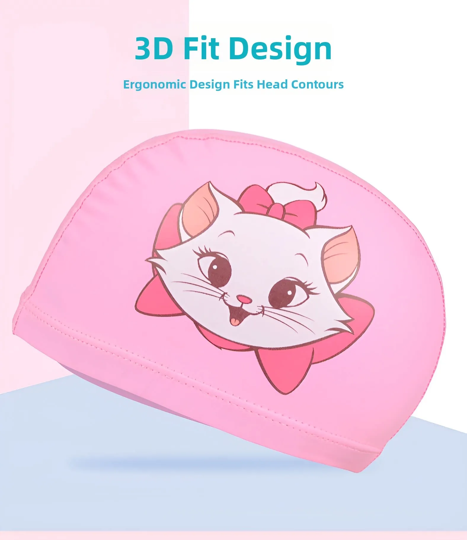 

Детская шапочка для плавания из полиуретана, высокоэластичная, с защитой ушей, дышащая, с мультяшным рисунком, для бассейна, для мальчиков и девочек, комфортная посадка