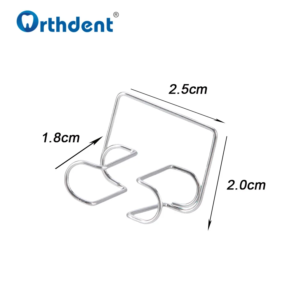 الفولاذ المقاوم للصدأ تقويم الأسنان كليبر حامل ، أوتوكلافابل ، تعقيم ، أورثو ، طبيب الأسنان مختبر أداة الرعاية ، القطن لفة كليب ، عيادة ، 2 قطعة ، 4 قطعة