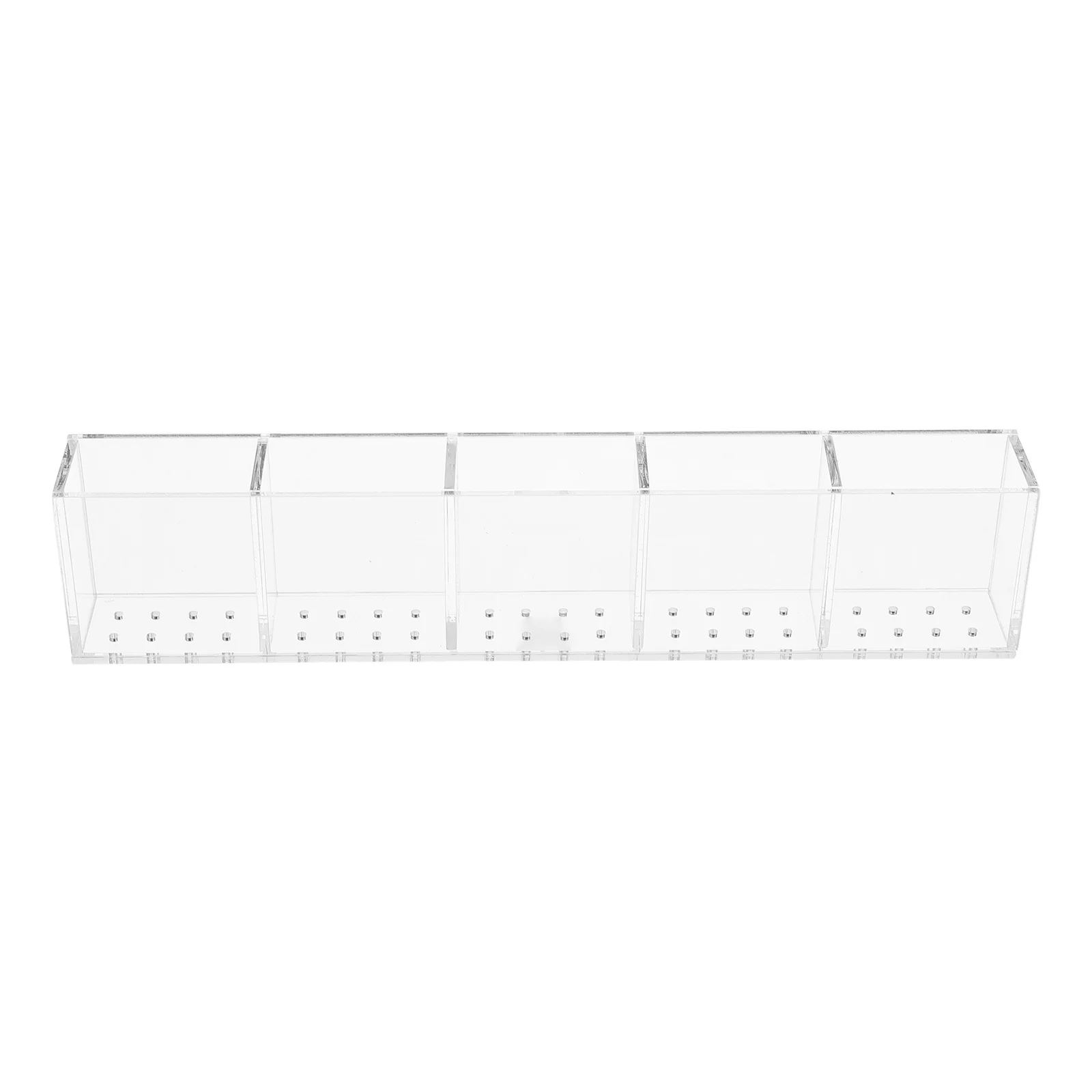 

Cabinet Door Straw Organizer Transparent Acrylic Adhesive Holder For Kitchen Storage Space-Saving Countertop Dispenser