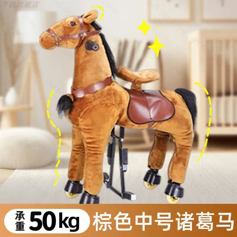 Caballo De Peluche Electrónico Que Camina Y Canta – Juguete Interactivo Para Niños De 3+ Años