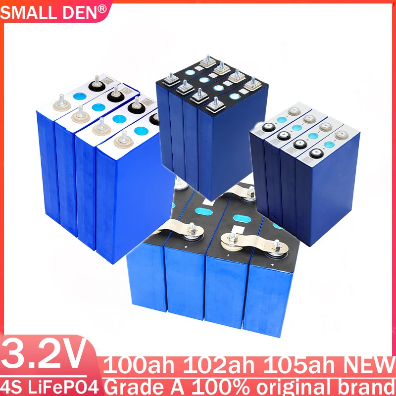 3.2V lithium iron phosphate battery 100ah 102ah 105ah for 12v 24V  inverter RV solar battery A-class off-road vehicle motorcycle