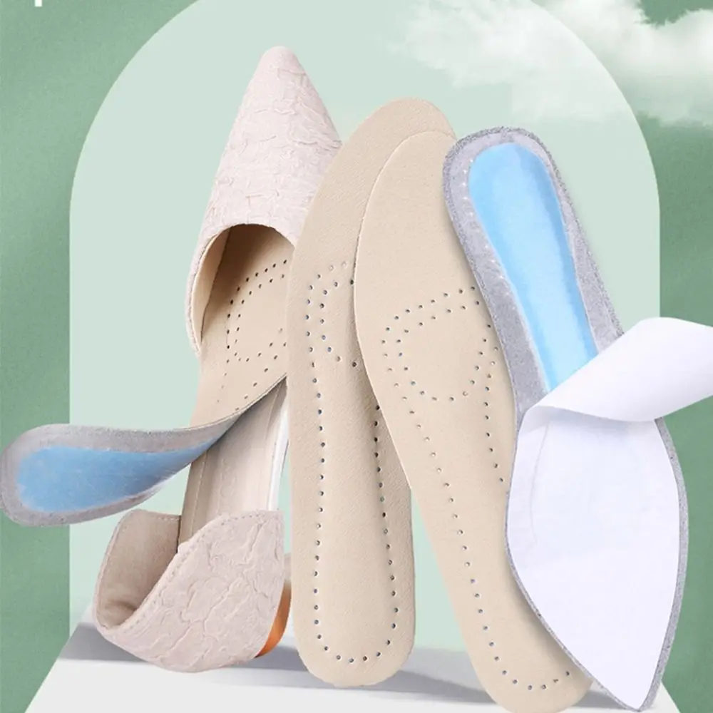 1 Pair Women Sandal Insoles Comfortable Soft Bottom Breathable Non Slip Can Be Pasted High-heeled Shoes Sole Stickers Pad