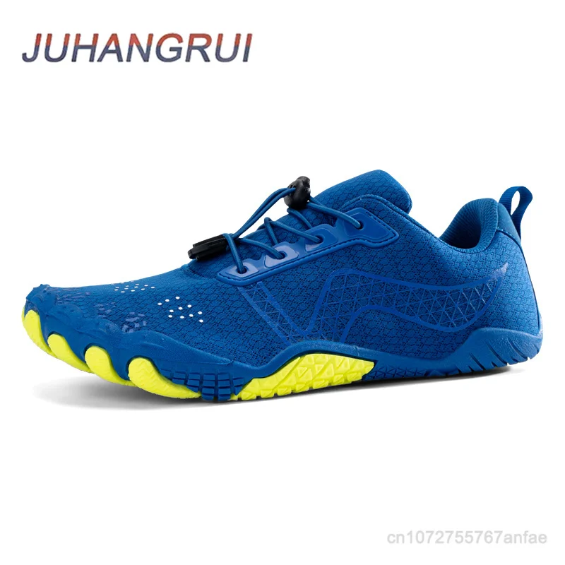 Fashion Men Wider Shoes Breathable Mesh Men Barefoot Wide-toed Shoes New Flats Soft Zero Drop Sole Wider Toe Sneakes Big Size ﻿