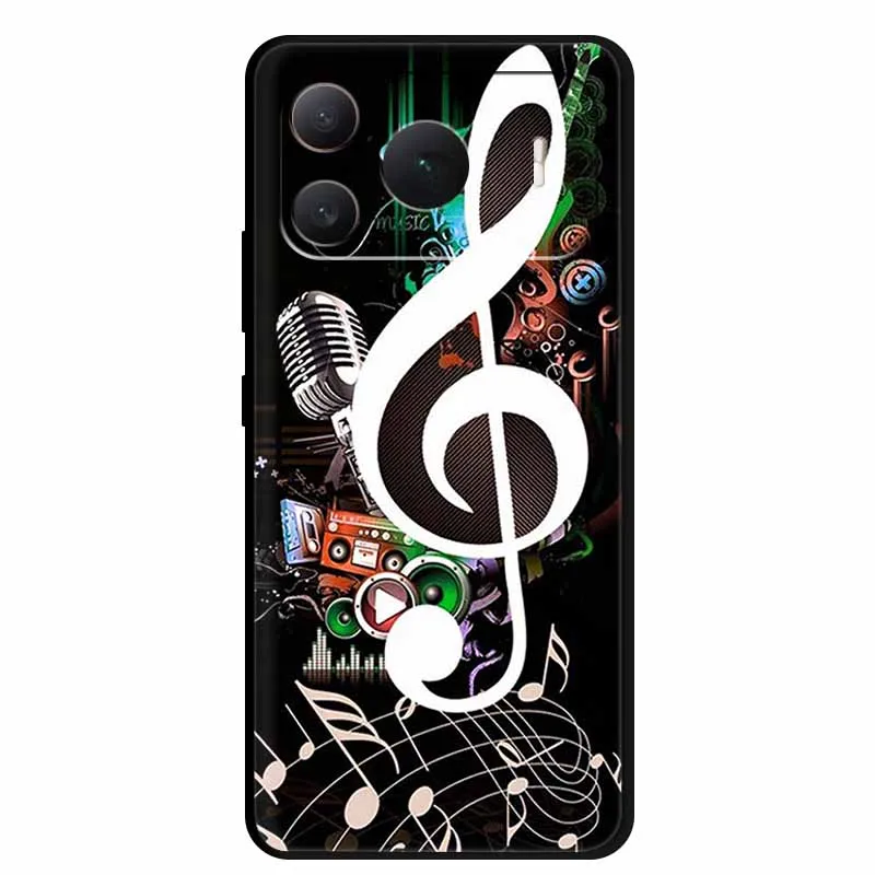 Funda de silicona suave negra para Huawei nova 16 SE, cubierta trasera protectora 6