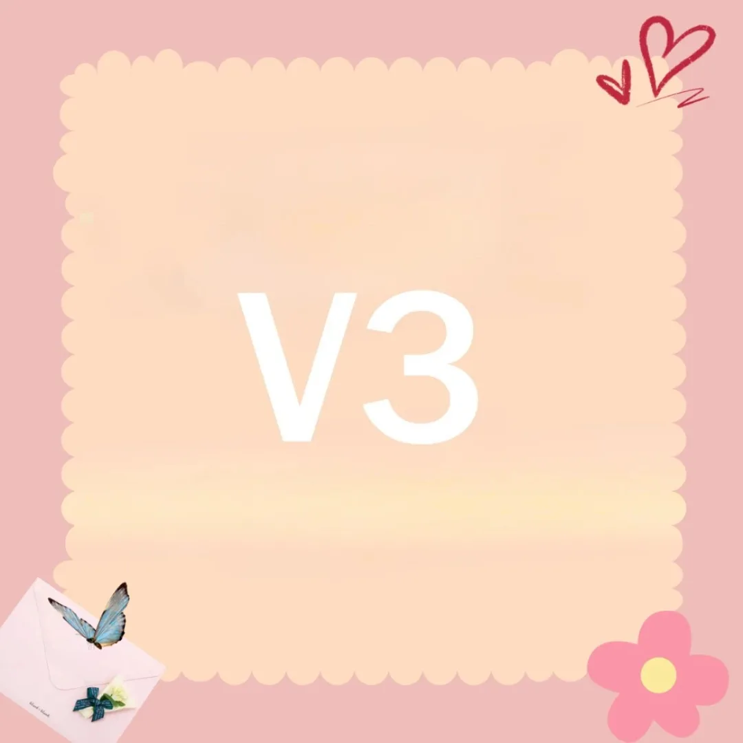 2025 V3 Plush Doll Cute Cartoon Blind Box Toy, Vinyl Doll Surprise Box Keychain Birthday Gift