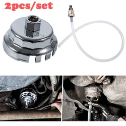 MX Oil Filter Wrench and Drain Hose Tool Set Fits for Toyota & Lexus 2.0L - 5.7l Engines with Cartridge Style Oil Filter Systems