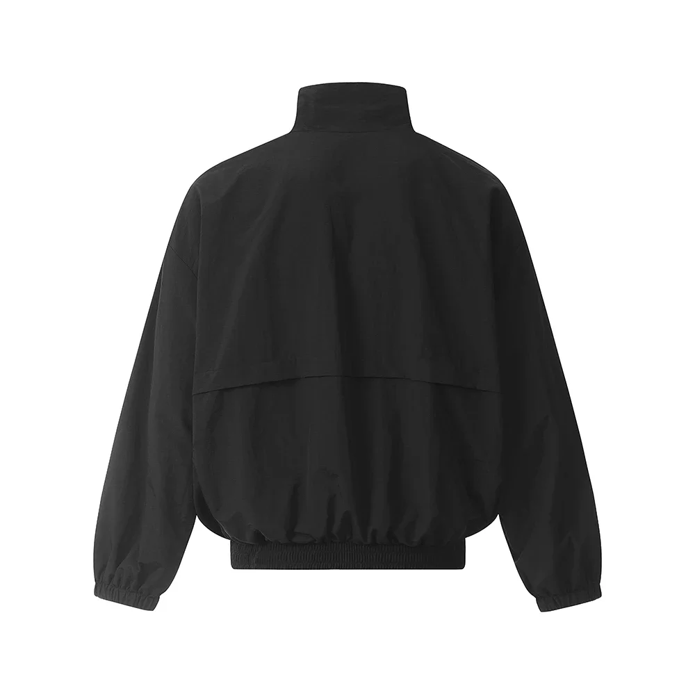 High Street Contrast Color Sunscreen Clothes Mens and Womens Summer Thick Fabric Breathable Casual Baggy Jacket Oversized