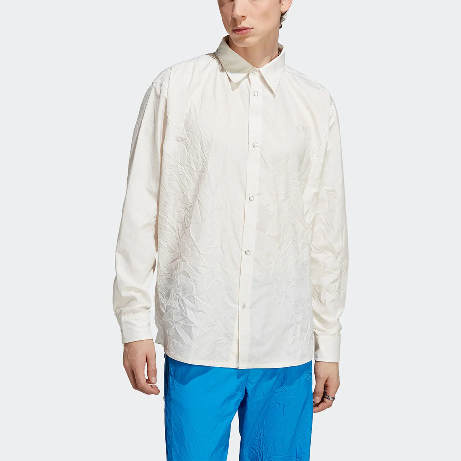 

Adidas Authentic Trefoil Men's Spring New Sports Long Sleeve Shirt IA2437