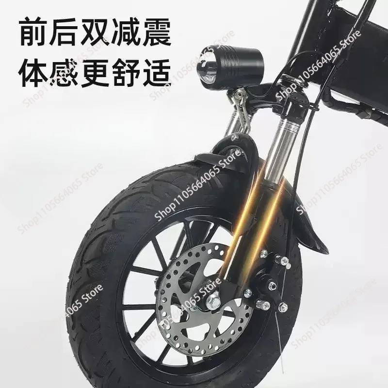 Electric Small Three-wheel Scooter Foldable Adult Pick-up and Drop-off  Electric Scooter