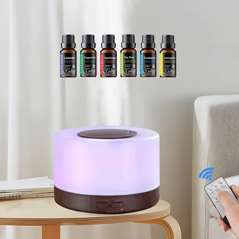NEW Diffuser For Home Aromatherapy Essential Oil Diffuser    Ultrasonic Aromatherapy Cold Fog Humidifier  Adjustable Spray Mode