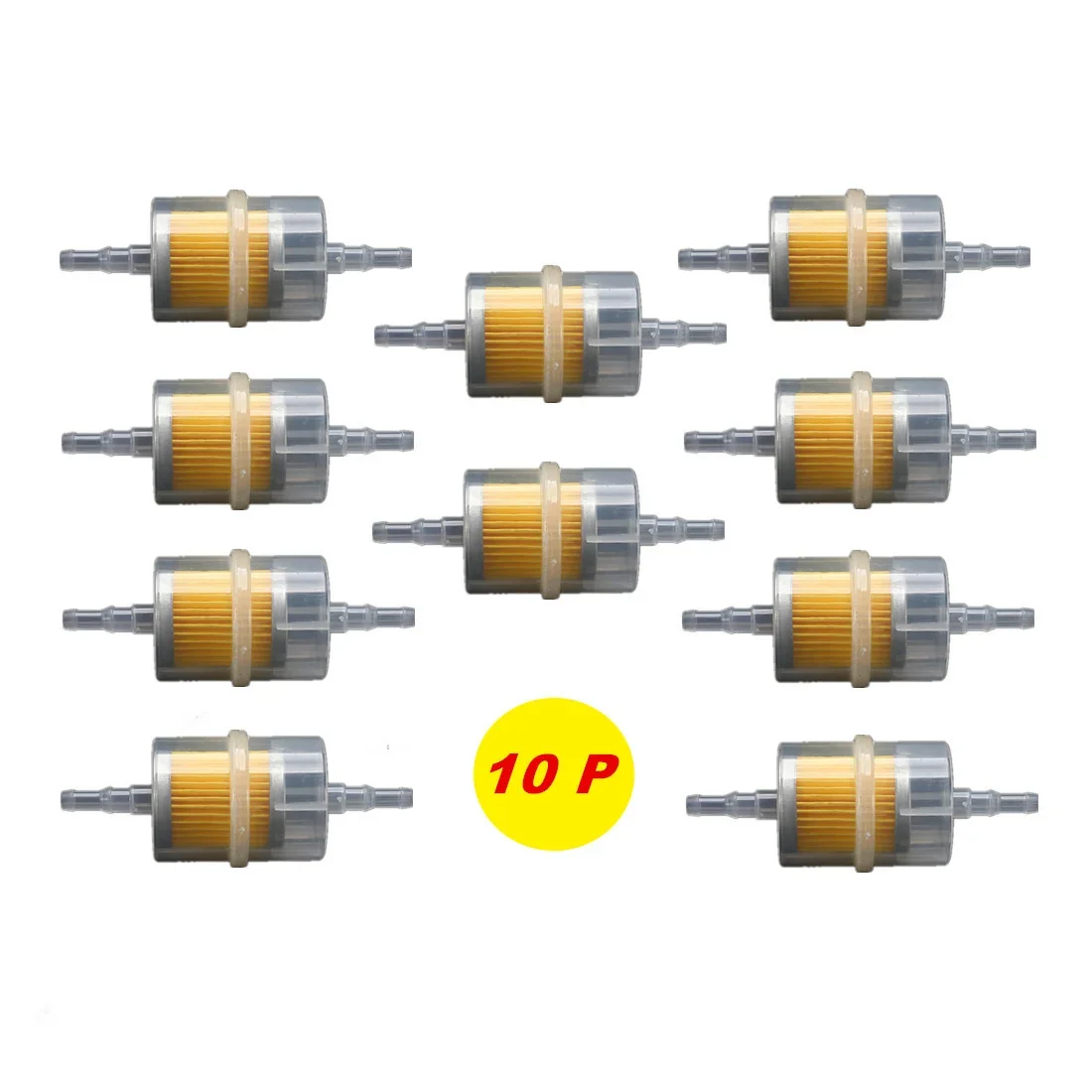 10/20pcs Universal Motorcycle Car Inner Fuel Filters Auto Petrol Motor Machines Parts Fit 6mm 8mm Pipe Vehicles Dirt Pocket Bike