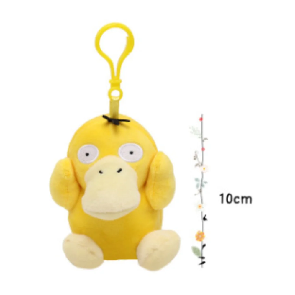 Pokemon Pikachu Kawaii Plush Toys Keychain Anime Psyduck Charmander Snorlax Pendants Peluche Dolls Birthday Gift Kids