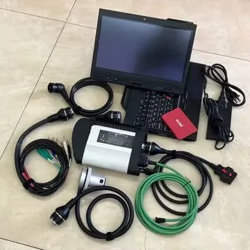 أدوات تشخيص MB Star C4 أحدث برنامج 03/2025 512gb SSD 90% كمبيوتر محمول جديد x220t i5 4g تابلت متعدد اللغات مجموعة كاملة Win10