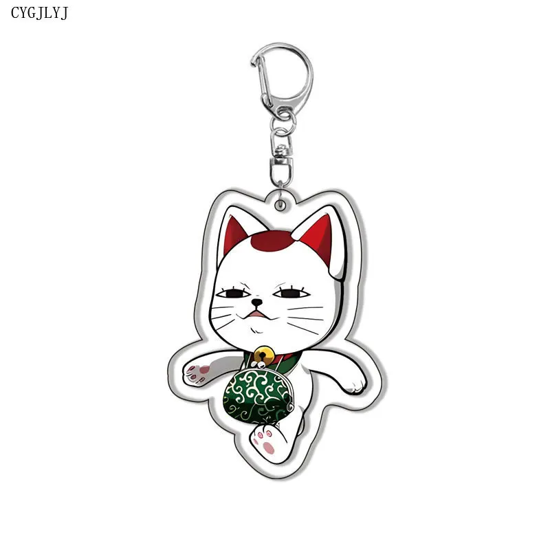 New Anime Dandadan Momocute Momo Cartoon Acrylic Keychain Bag Charms Key Chain Accessories For Women Men Jewelry Christmas Gifts