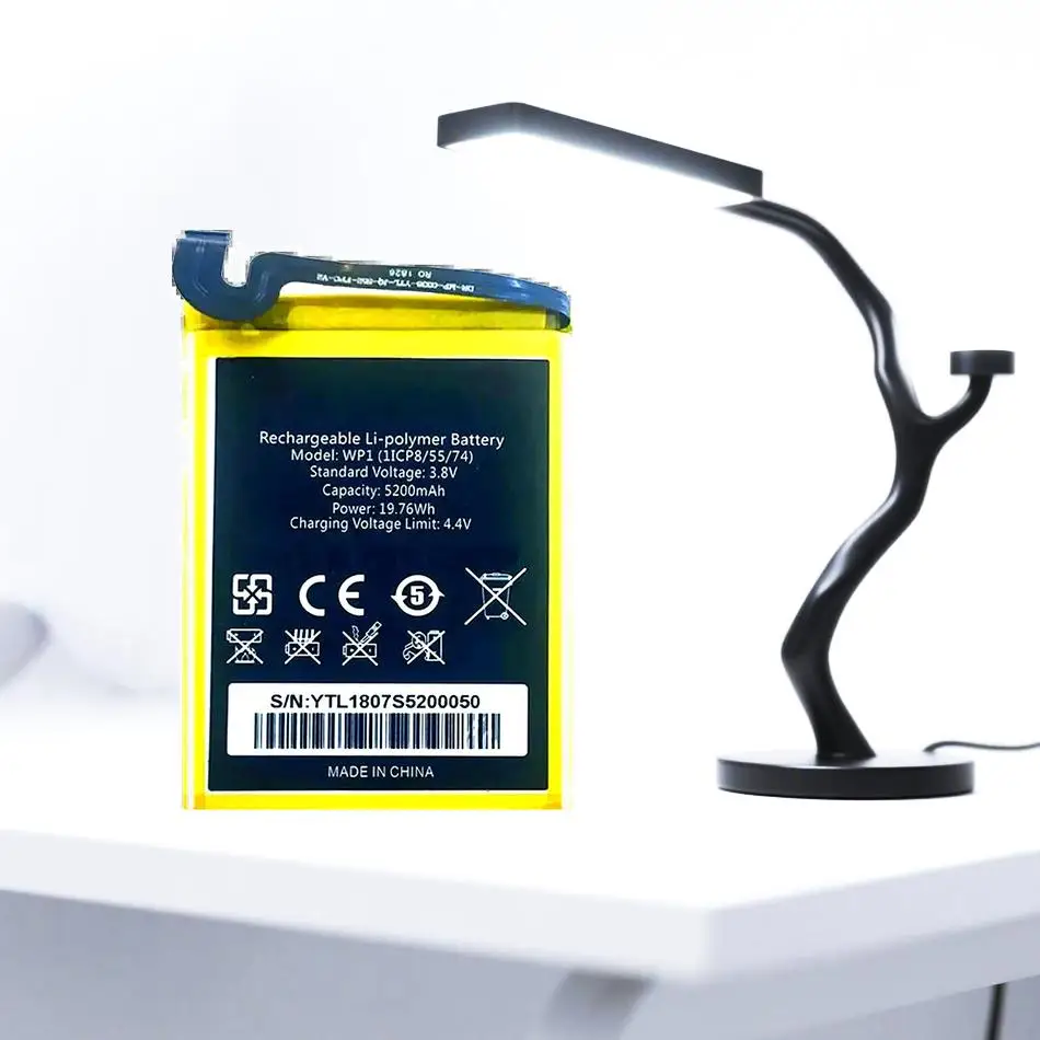 

Mobile Phone Battery 5200Mah High Compatibility For Oukitel WP1