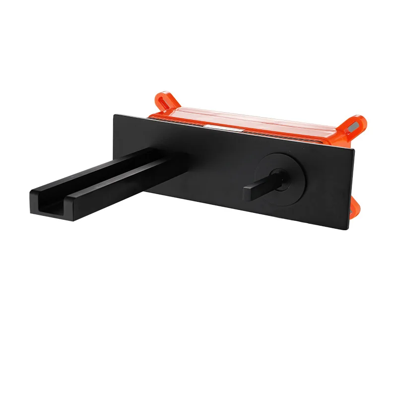 

into the wall, faucet, concealed, basin, faucet, waterfall, thickened, all copper, hot and cold, pre-embedded box