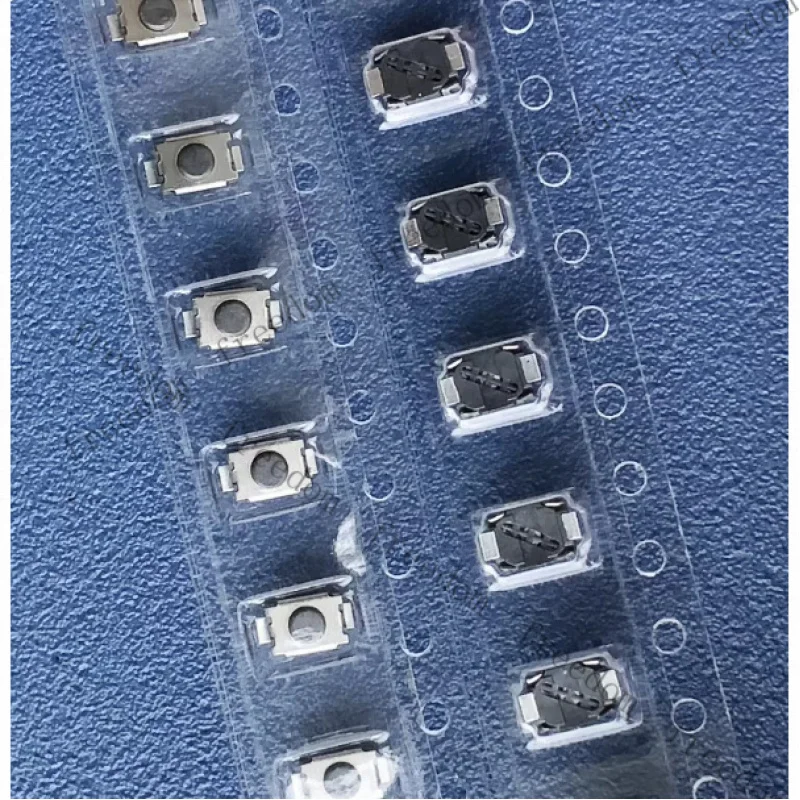 

HTS Оригинальная тактовая кнопка SMD 3x4x2 мм, 2-контактный микропереключатель без фиксации положения, 1 шт.