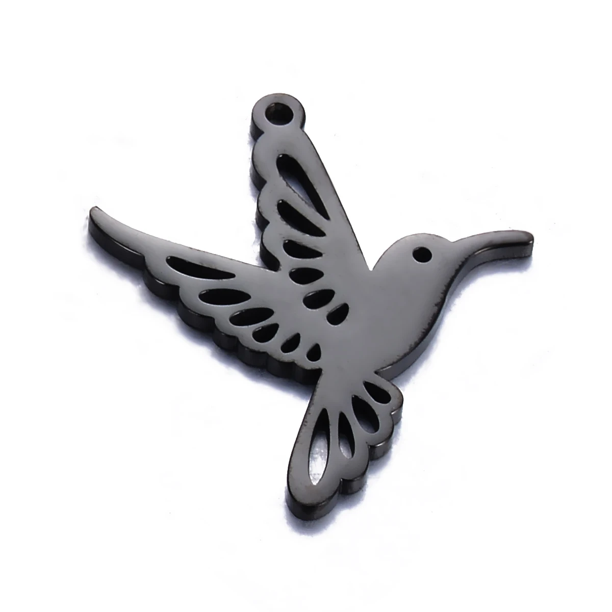 10 Stück/Set Tier-Vogel-Anhänger Kolibri-Anhänger Edelstahl-Anhänger für Schmuckherstellung Zubehör DIY-Accessoires – Detail 9