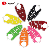 YIQIXIN Silicone Rubber Car Key Pad For Alfa Romeo Giulietta 159 GTO GTA Mito Brera 3 Button Repair Key Rubber Pad