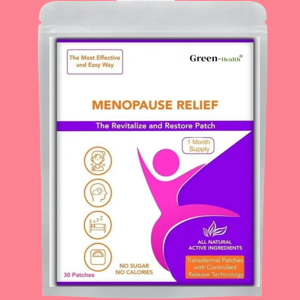 Menopause Relief Transdermal Patches - 30 Patches One Month Supply USA Made