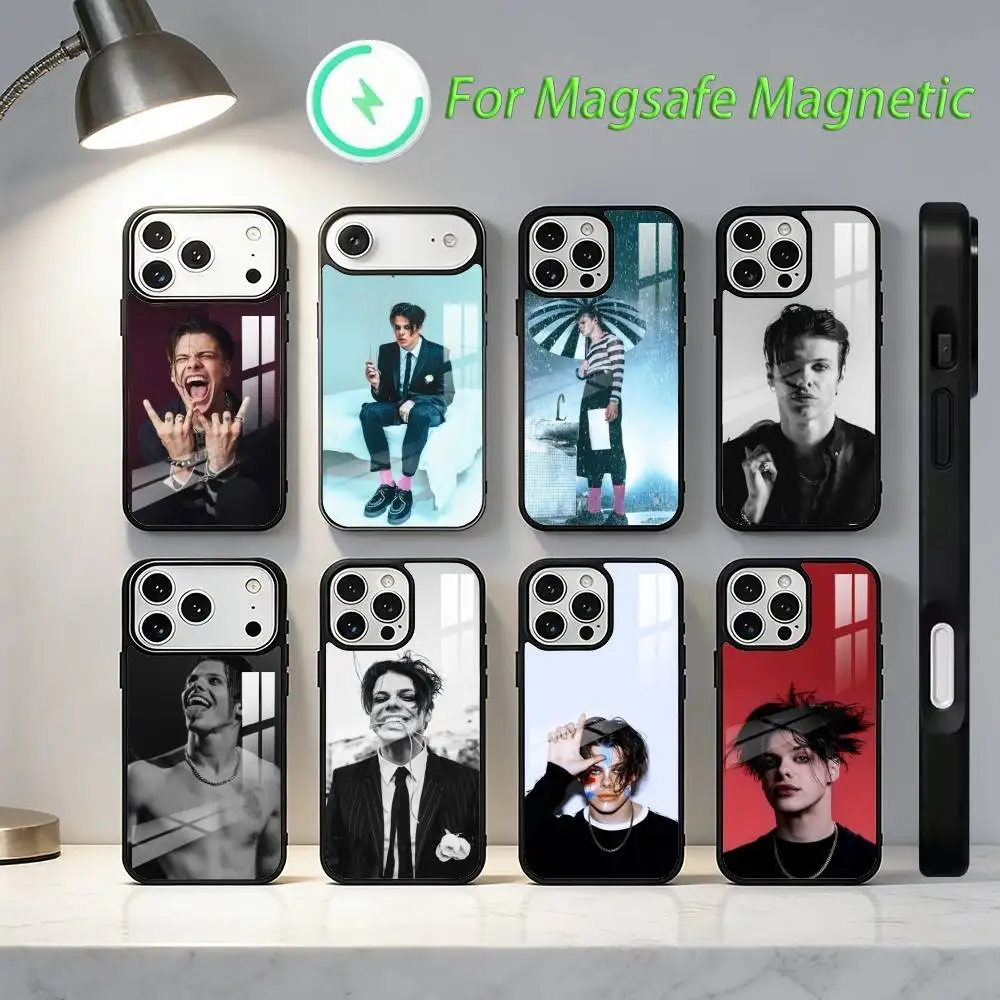 

Y-Yungblud Music Singer Cool Phone Case For iPhone 17,16,15,14,13,12,11,Plus,Pro,Max Magnetic Wireless Charging