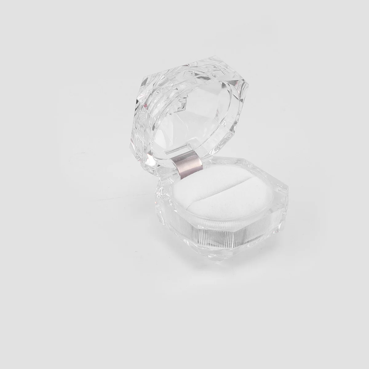 10Pcs Simple Ring Box Jewelry Storage Case Earrings Necklace Organizer Premium Material Gift for Christmas Wedding White