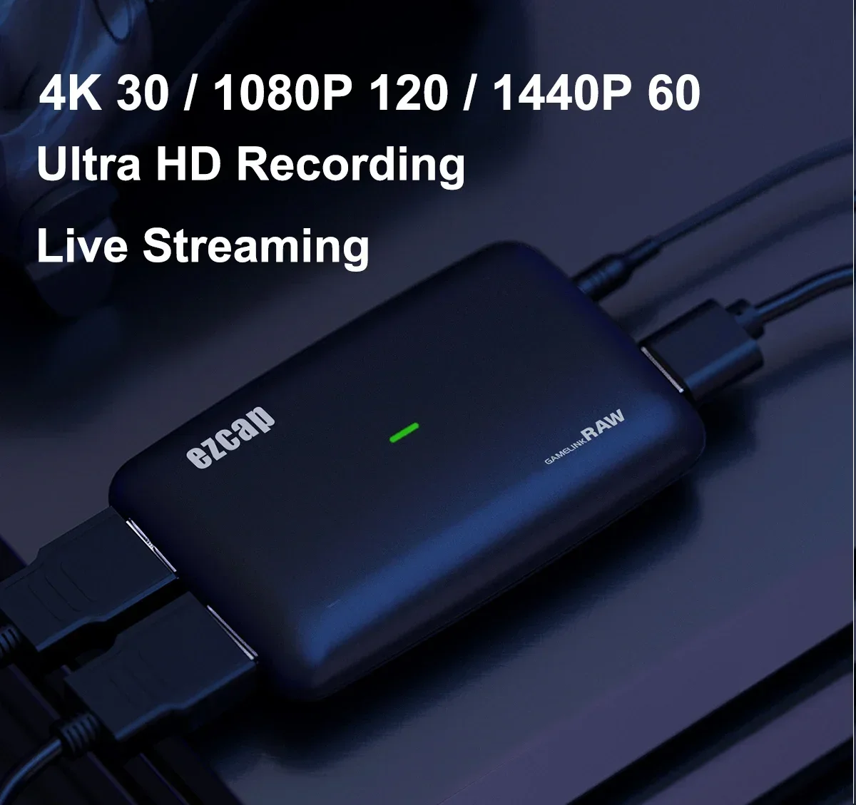 Ezcap321 USB 3.0 HDMI Video Capture Card Live Streaming Box Game Recording 4K 30hz 1080P 120fps 60fps Audio Video Pass Through