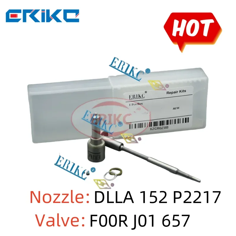 for Injector 0445120262 Overhaul Repair Kits F00RJ03528 Fuel Nozzle DLLA152P2217 (0433172217) Valve F00RJ01657