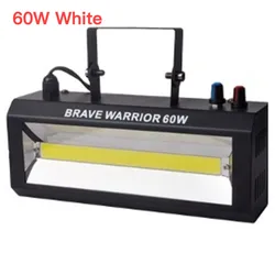RGB/White Strobe DJ Disco Strobo Light Home Party 60W LED Sound Party Stroboscopes Projector Stage Strobes For Wedding Holiday