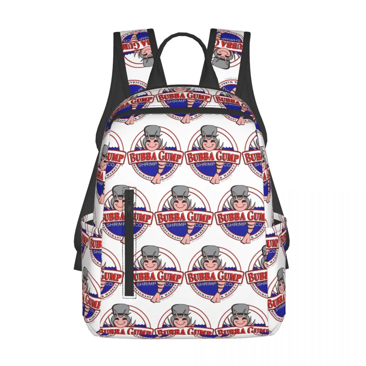 

Bubba Gump Forest Shrimp Seafood Backpack Daypack Large Capacity Children BookBag School Bag Shoulder Bags for Men Women
