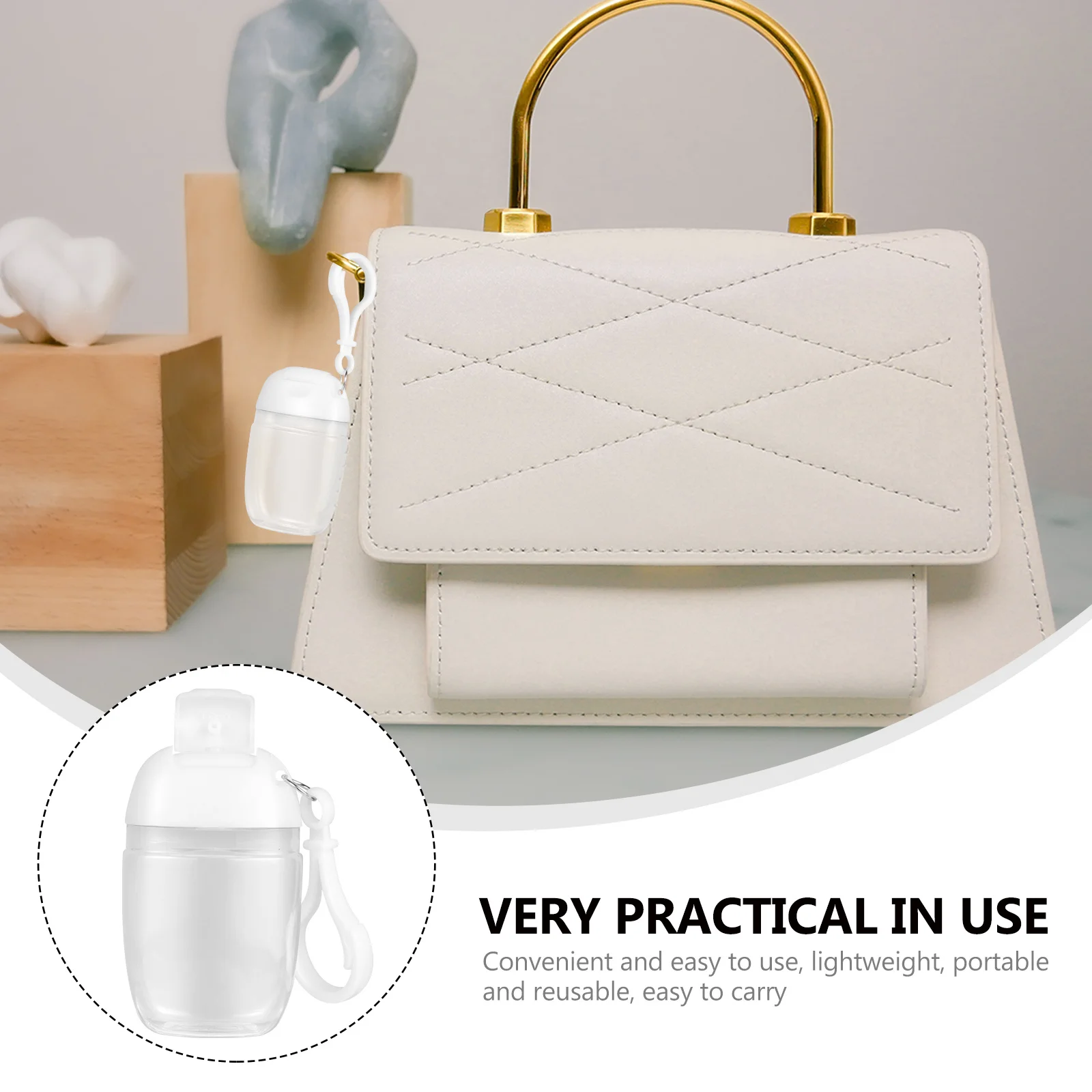 10Pcs 30ml Portable Liquid Bottles Empty Travel Containers Durable No Smell Refillable Reusable Ecologically Friendly