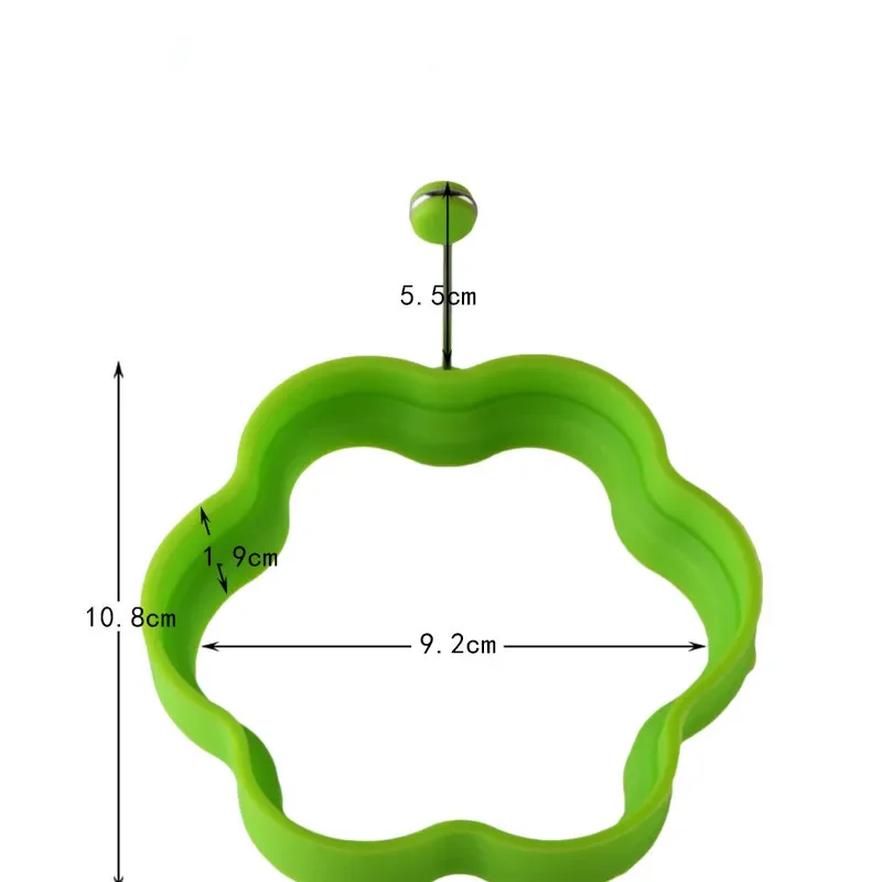 5 Styles Pancake Maker Fried Egg Mold Silicone Forms Non-stick Simple Operation Pancake Maker Omelette Mold Kitchen Egg Tool 1Pc