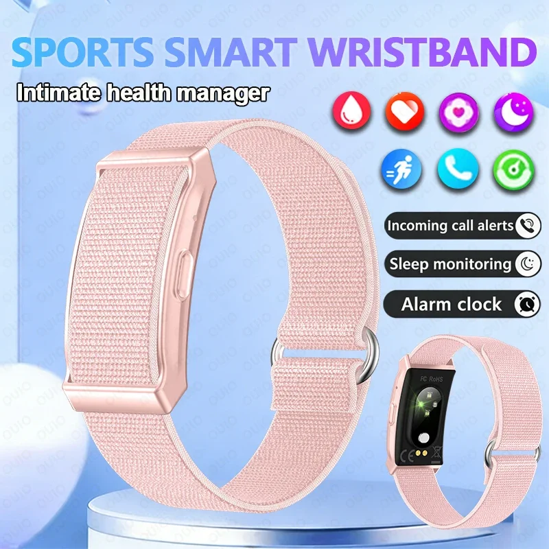

New Sports Smart Wristband Heart Rate Blood Oxygen Sports Sleep Monitoring Menstrual Period Body Temperature Smart Wristband