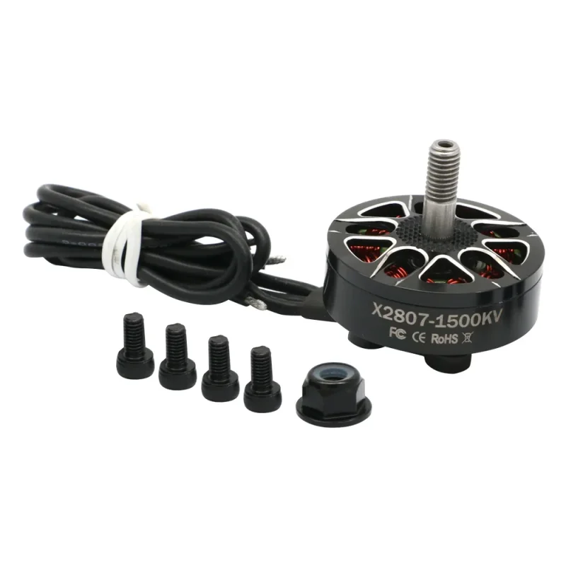 4 pçs quente x2807 2807 motor 1300kv 4S 1500kv 1700kv 6s motor sem escova para fpv freestyle 7 polegada de longo alcance lr7 drones peças diy